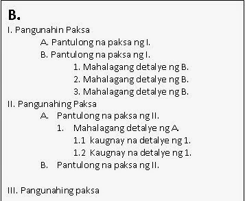 Ang Pagbabalangkas ~ SE