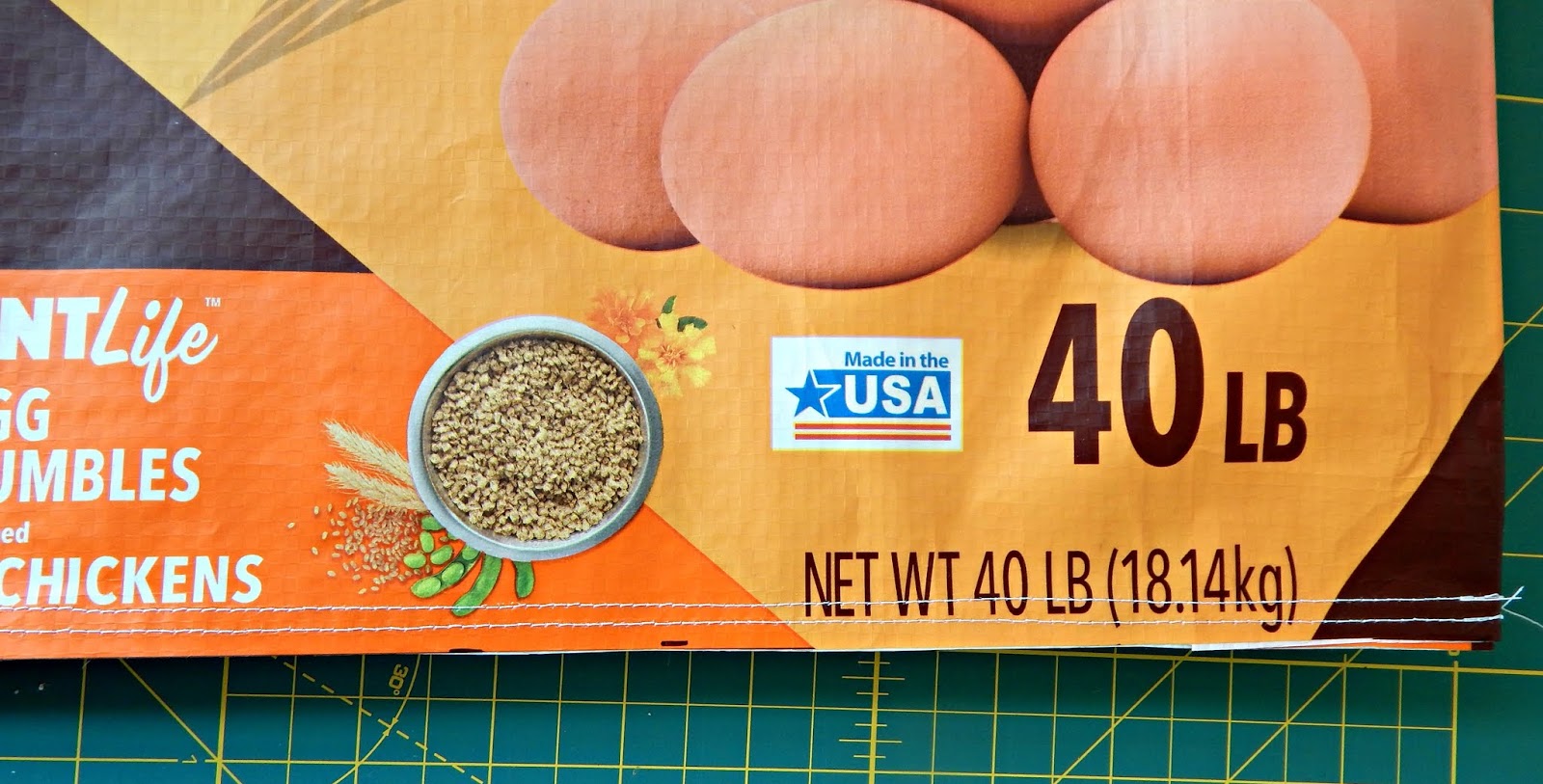 How to Turn a Feed Sack into a Grocery or Shopping Bag Proverbs 31 Woman