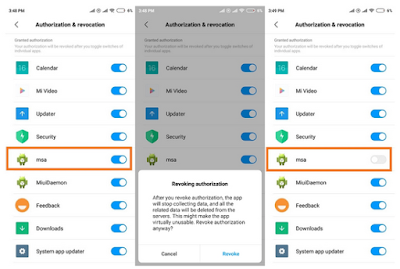 Cara menghilangkan iklan aplikasi sistem di ponsel Xiaomi 