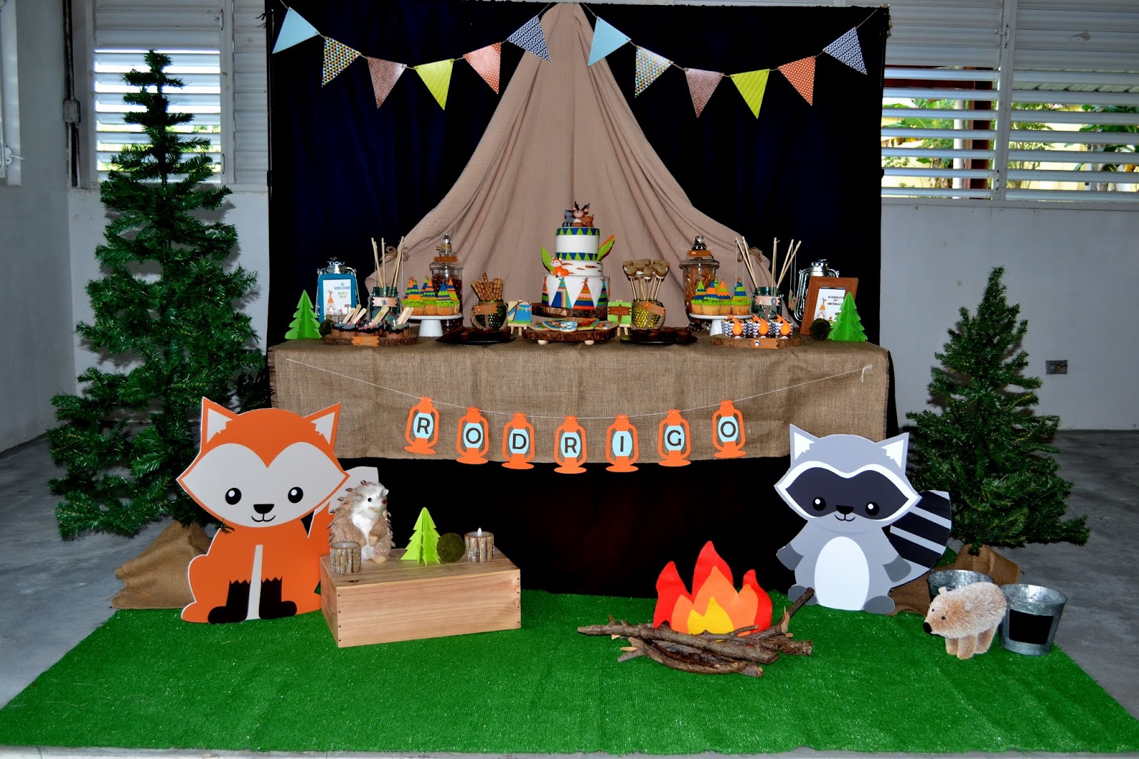 Partylicious Events PR Woodland  Camping Birthday  