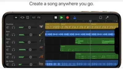 تحميل تطبيق GarageBand لصناعة الموسيقى و تسجيل الصوت