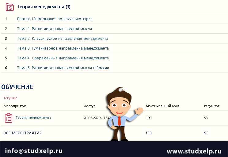 Контрольная работа по теме Теория и практика менеджмента