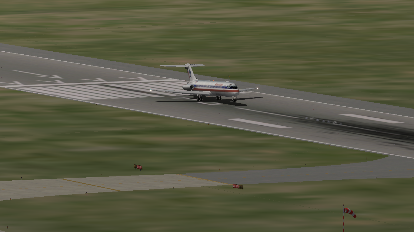 Spokesman flight X-Plane: DC-9-32