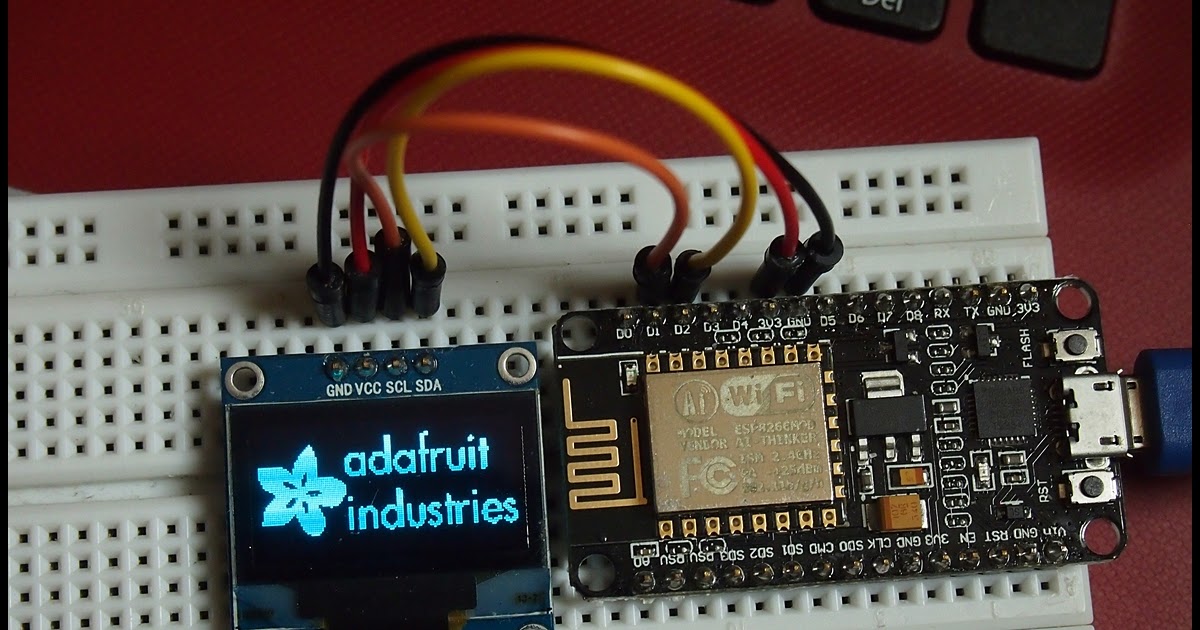 Arduino-er: NodeMCU (ESP8266) to display on 128x64 I2C OLED, using