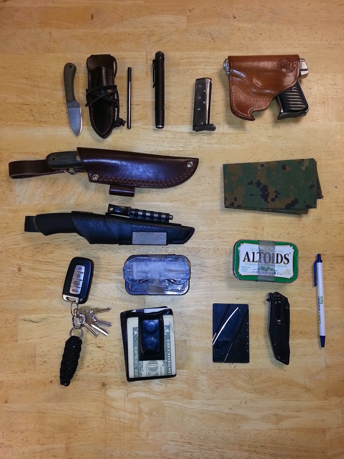 The 7 P's Blog EDC Pocket Dump