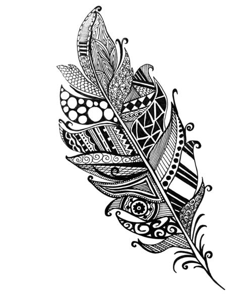 Feather tattoo stencils Tattoos Book: +2500 FREE Tattoo Designs