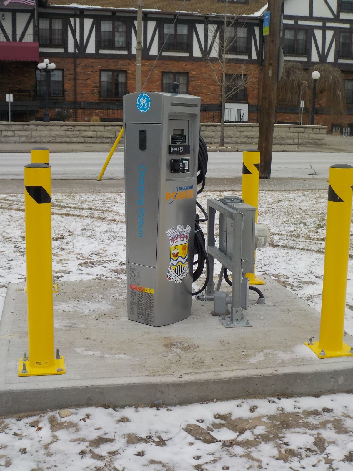 Wit Ventures Sarnia's First Public Charging Station for Electric Cars.