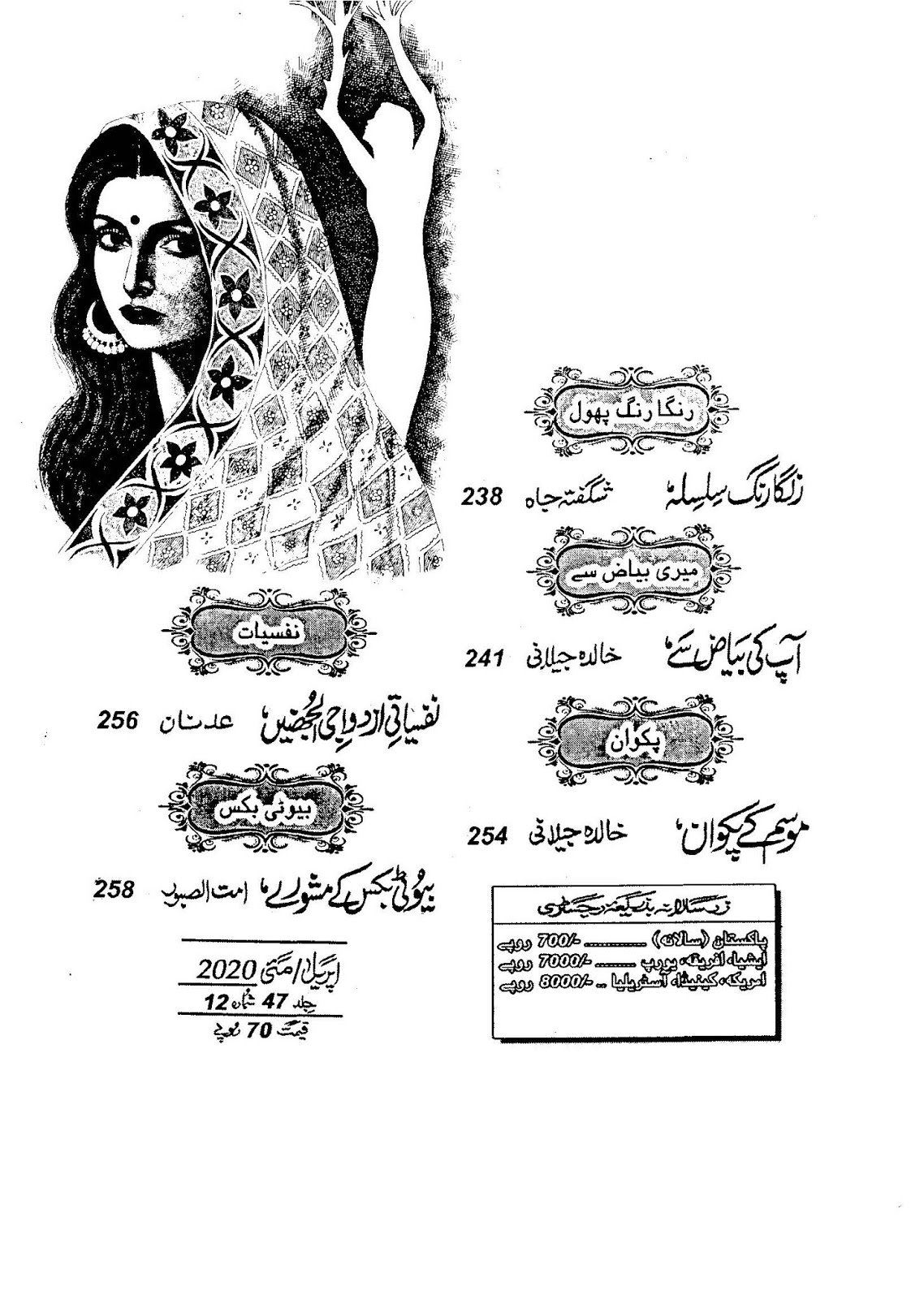 Khawateen Digest June 2020 PDF in United States (USA)