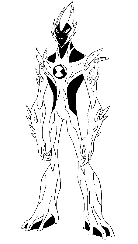 LAMINAS PARA COLOREAR - COLORING PAGES: Ben 10 para colorear y dibujar