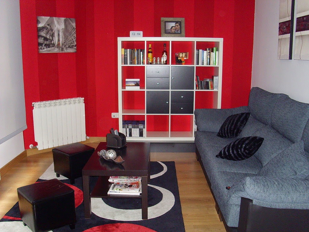 Muebles X Muebles Decorar la sala en color rojo