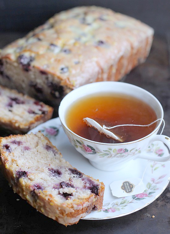 The Cooking Actress Blueberry Lemon Sour Cream Quick BreadGuest Post