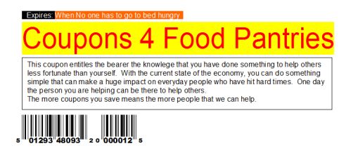 Coupons 4 Food Pantries