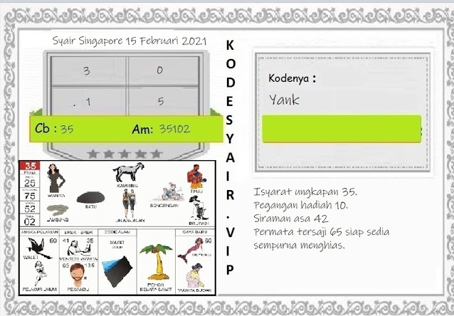 Syair Hk Mbah Silingkit 5 Februari 2020 Syair Togell