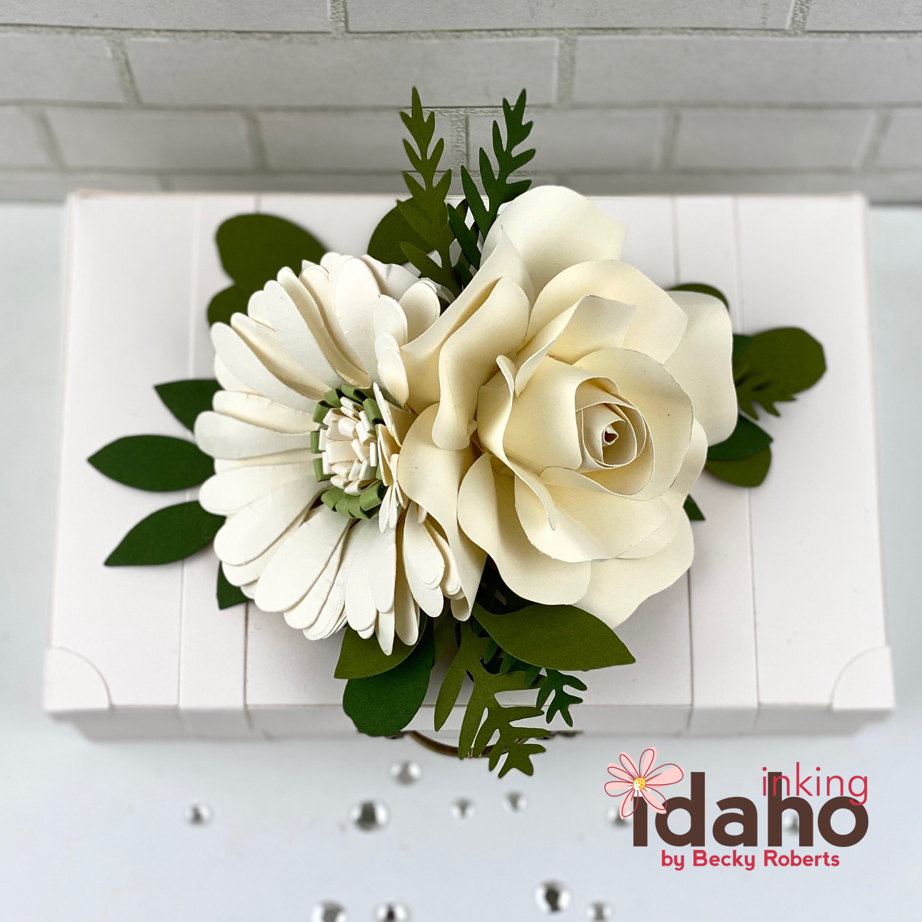 Inking Idaho: Suitcase and Floral Photo Prop