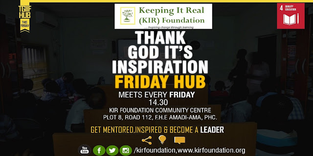 TGIIF Youth hub - Mentorship friday