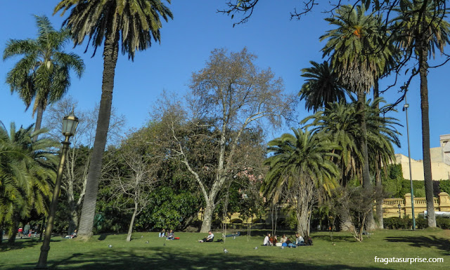 Plaza Francia, jardim na Recoleta, Buenos Aires