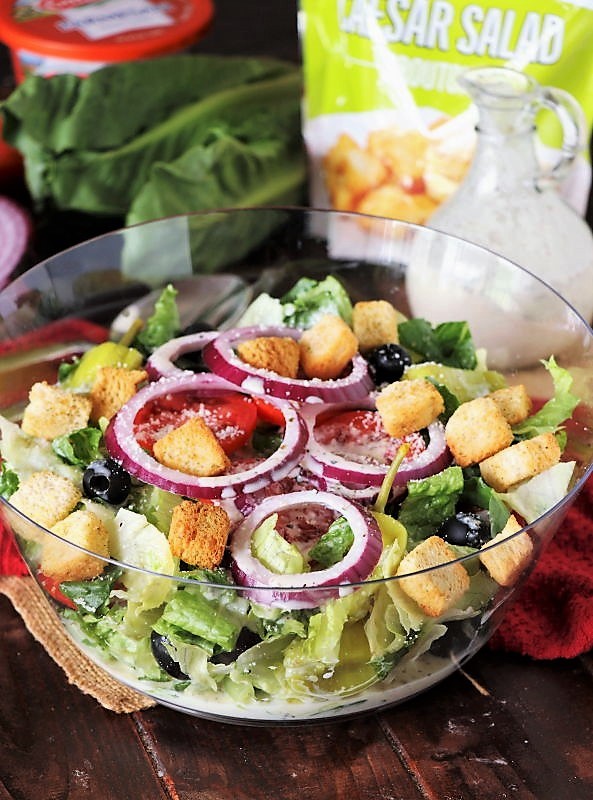 Copycat Olive Garden Salad & Dressing The Kitchen is My Playground