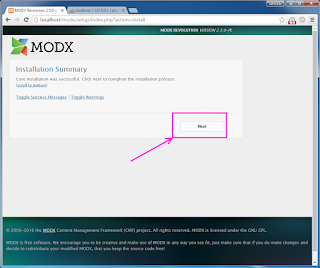 Install MODX Revolution 2.5 CMS on Windows ( XAMPP 5.6.21 ) tutorial 17