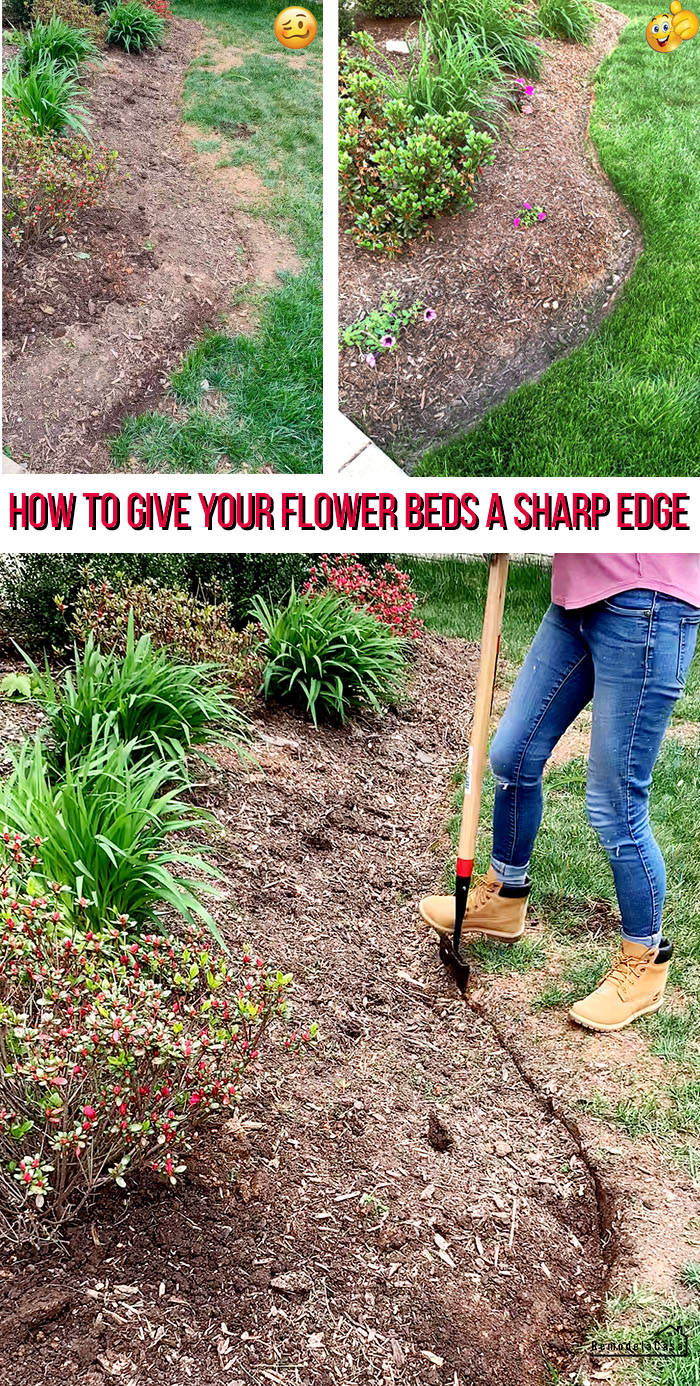 How to Give your Flower Beds a Sharp Edge Remodelando la Casa