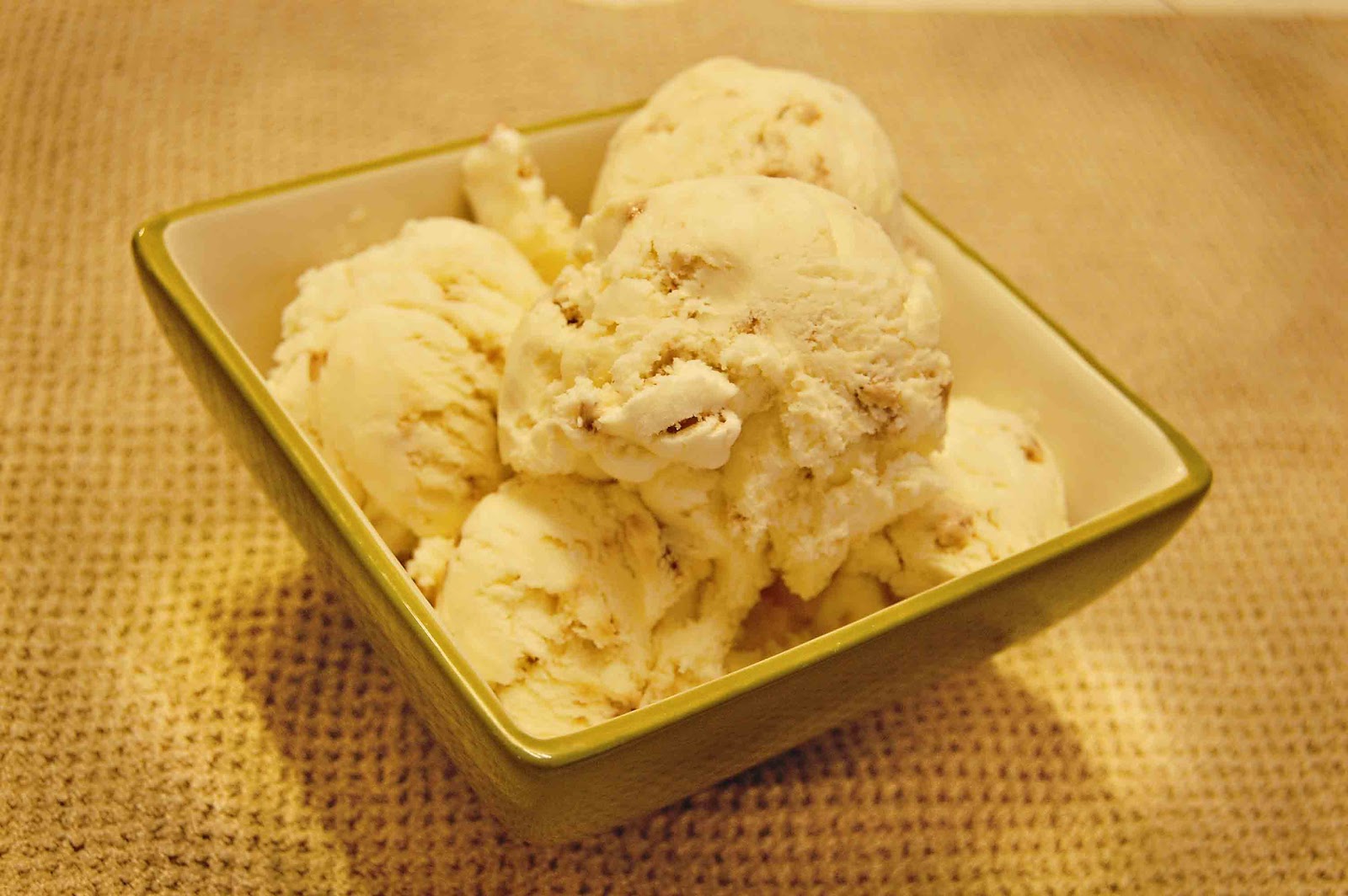 Babblings and More Heath Bar and White Chocolate Ice Cream