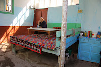 Kyrgyzstan, Arslanbob, at Sobirjon home, topchan, © L. Gigout, 2012