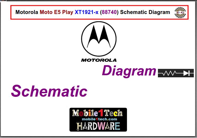 Motorola Moto E5 Play XT1921-x Schematic Diagram