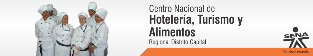 Centro Nacional de Hotelería, Turismo y Alimentos - SENA Regional Distrito Capital