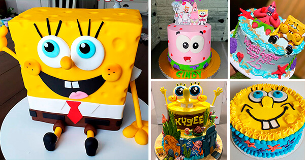 Tartas de Cumpleaños de Bob Esponja