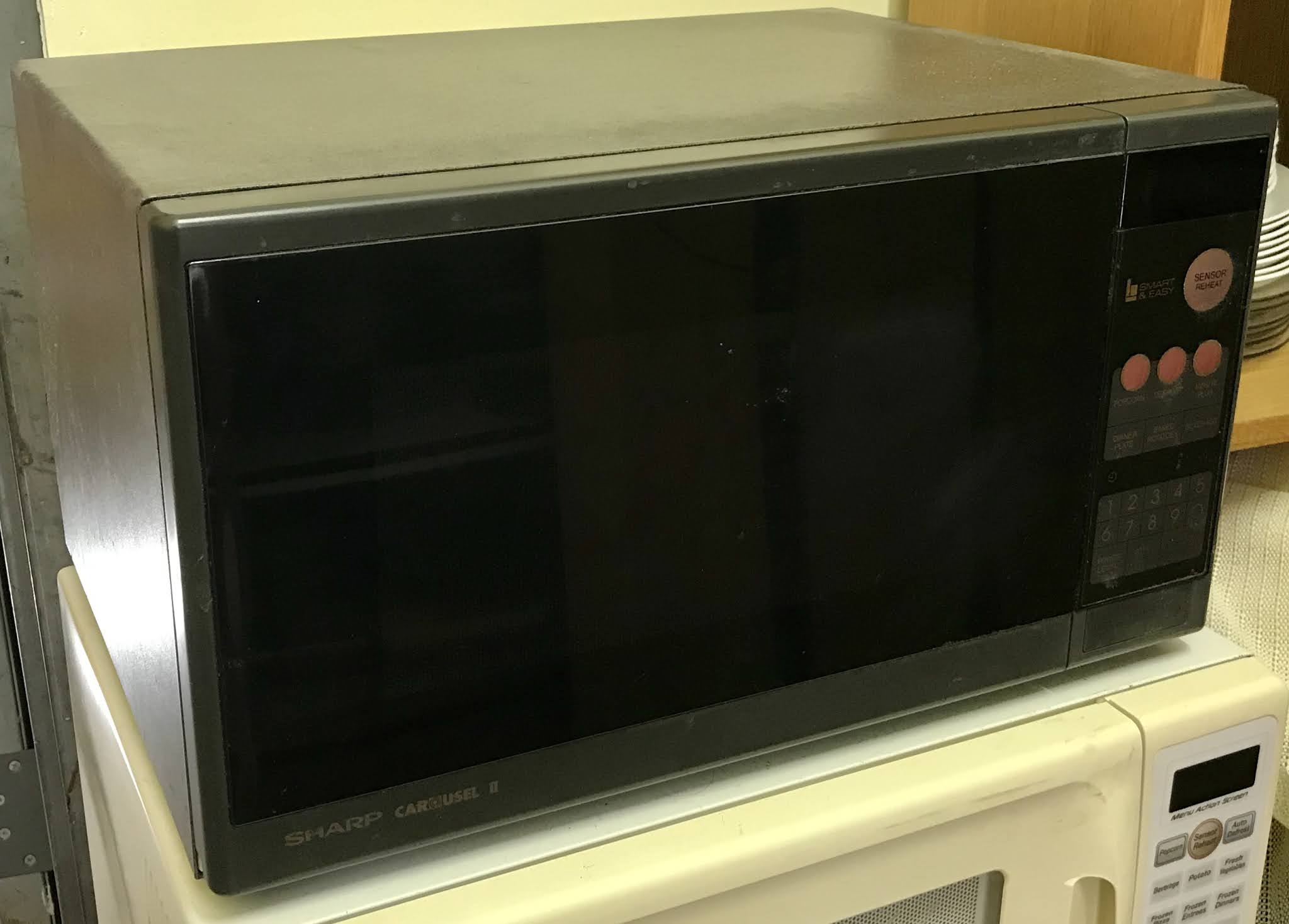 Uhuru Furniture & Collectibles 'Carousel II' Microwave by Sharp 35 SOLD