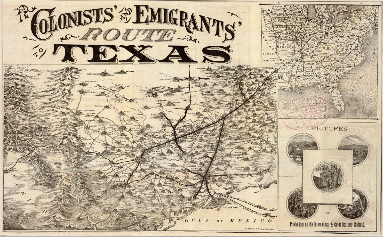 Gainesville, Texas 1862 Gone to Texas