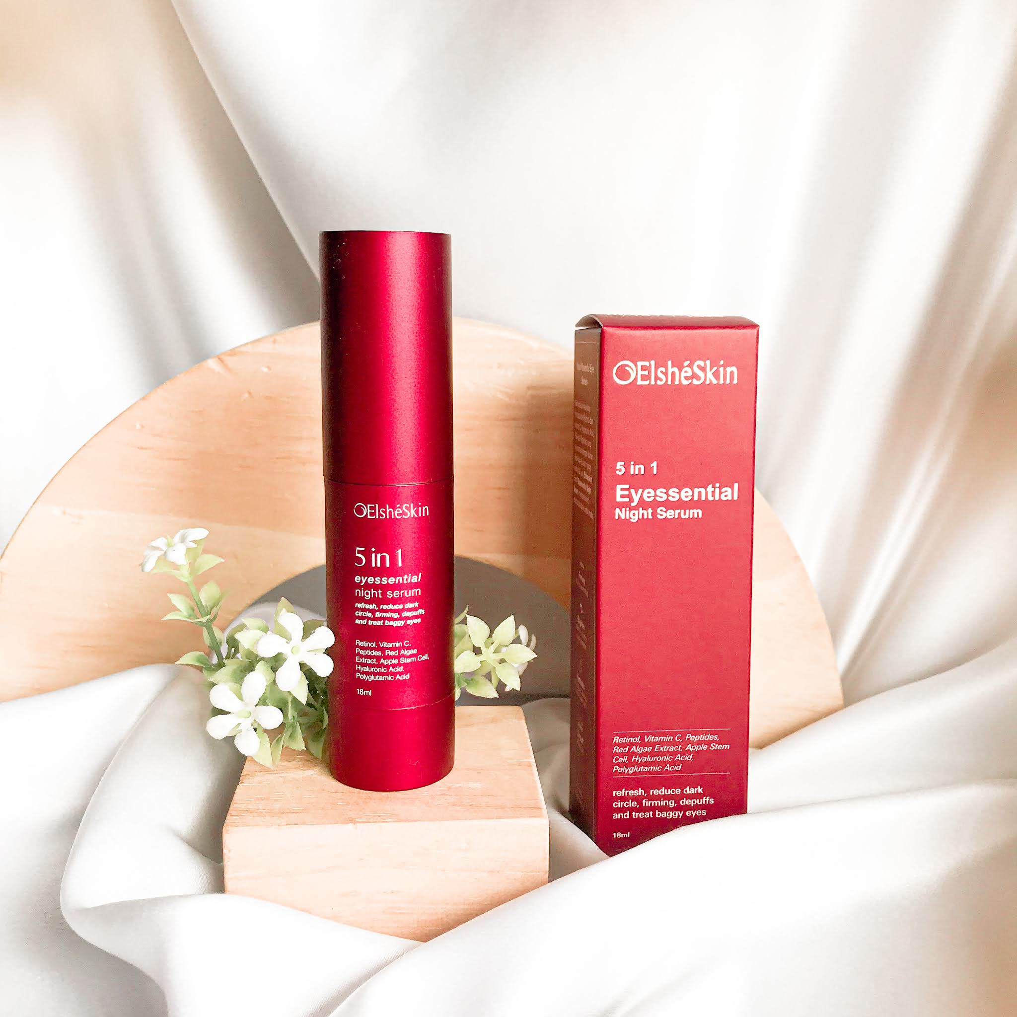Review Serum Mata ElsheSkin 5in1 Eyessential Night Serum Untuk Atasi
