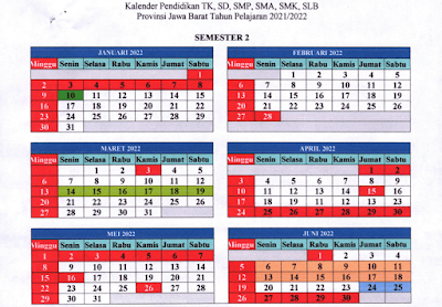 Download Kalender Pendidikan 2021-2022 Jawa Barat pdf