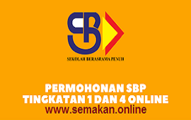 Semakan Online Keputusan Tawaran SBP Tingkatan 1 Tahun 