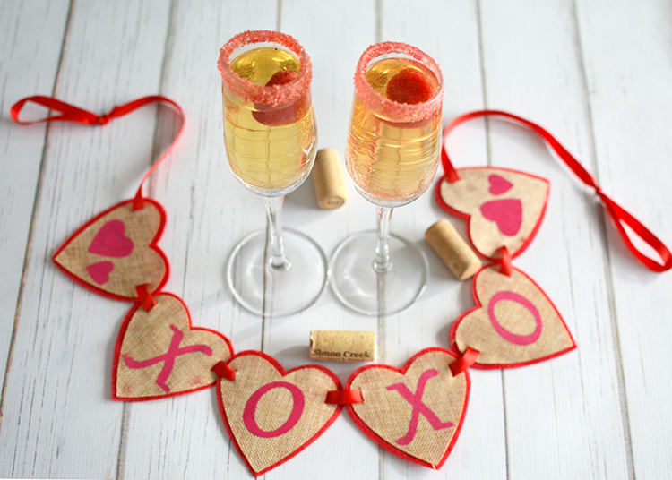 Valentine's Day Wine Spritzer | My Darling Days Valentine's Day Wine Spritzer | My Darling Days