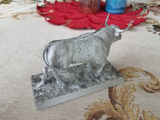 White Metal Bull 2021 — 3D printed figurine