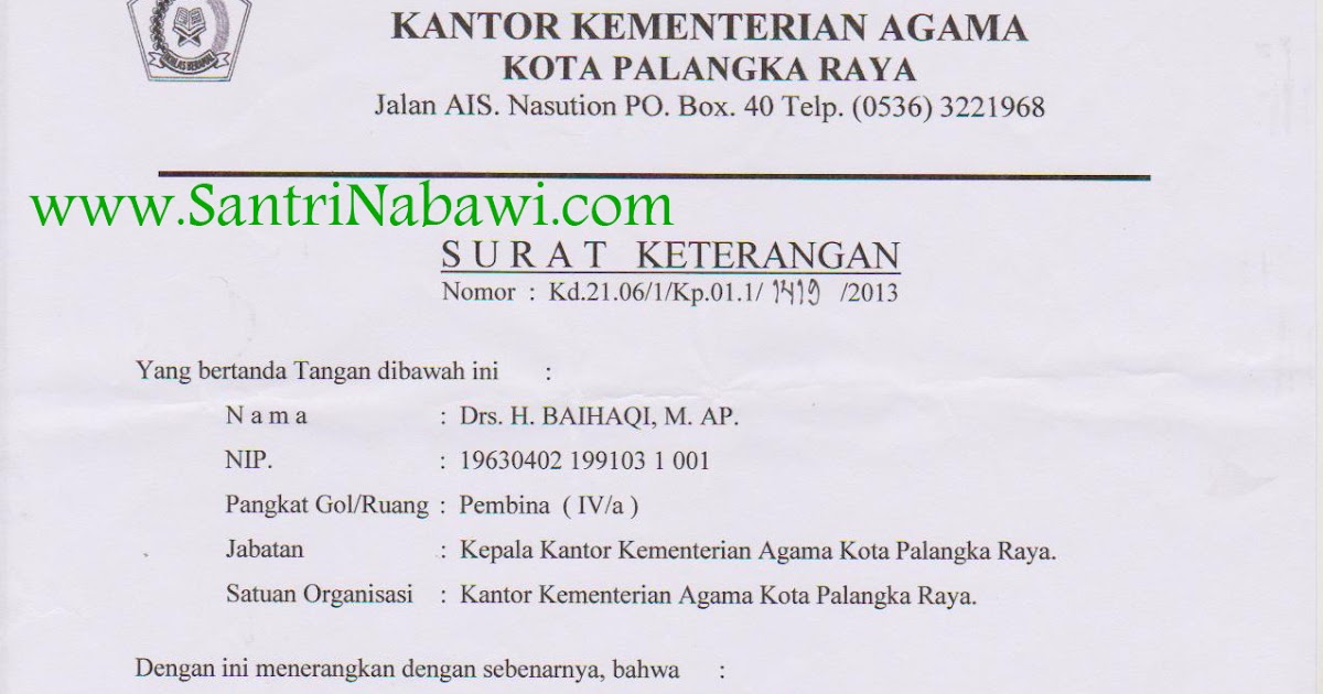 Contoh Rekomendasi Kuliah Di Arab Saudi Santri Nabawi