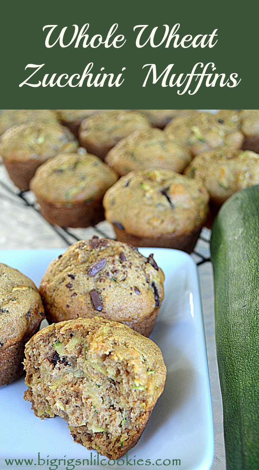 Big Rigs 'n Lil' Cookies Whole Wheat Zucchini Muffins