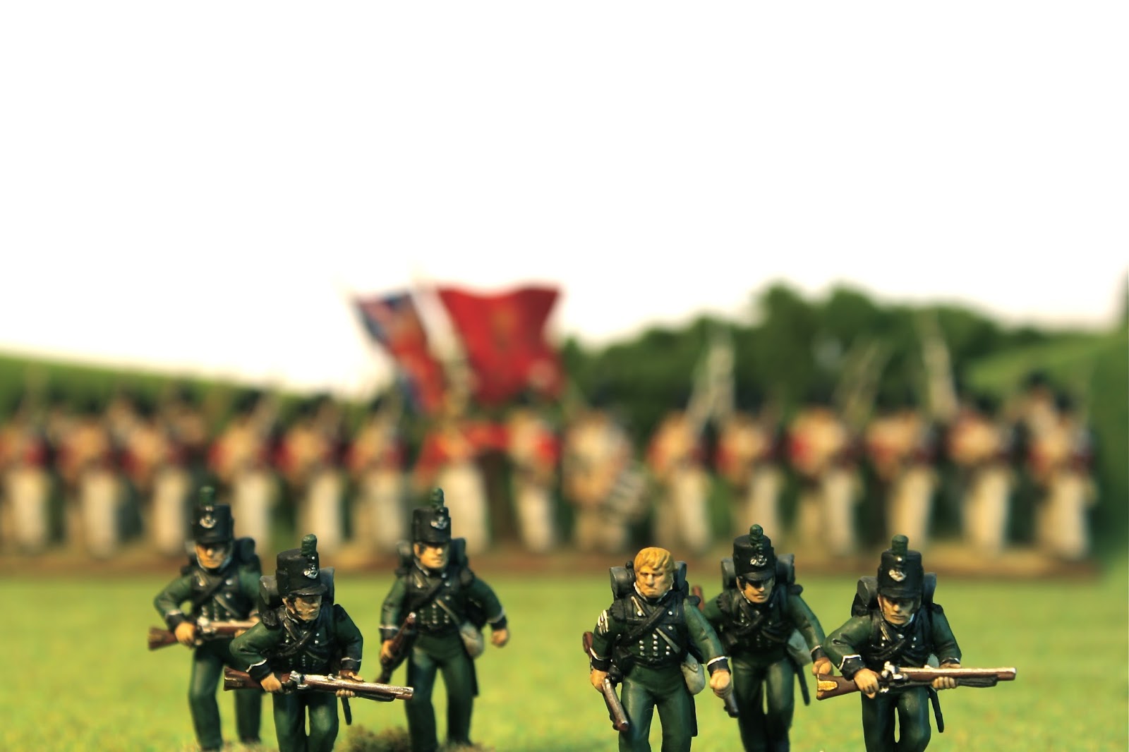 Ben's Workbench: 28mm Napoleonic British at Waterloo