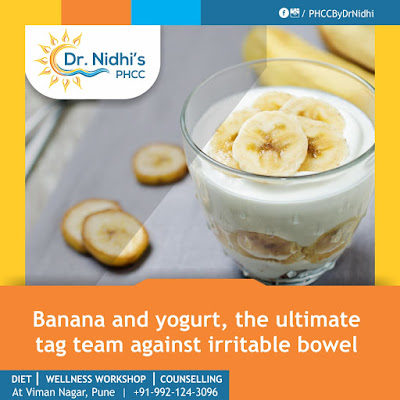 a banana and yogurt