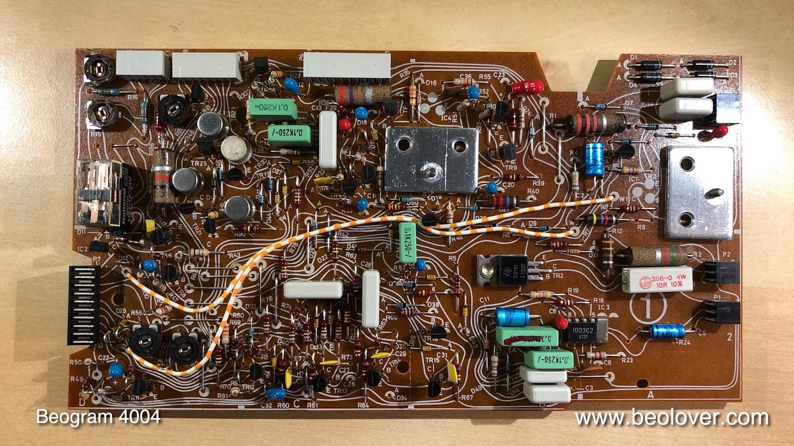 beolover Beogram 4004 (5526) Restoration of PCBs and Reservoir Capacitor