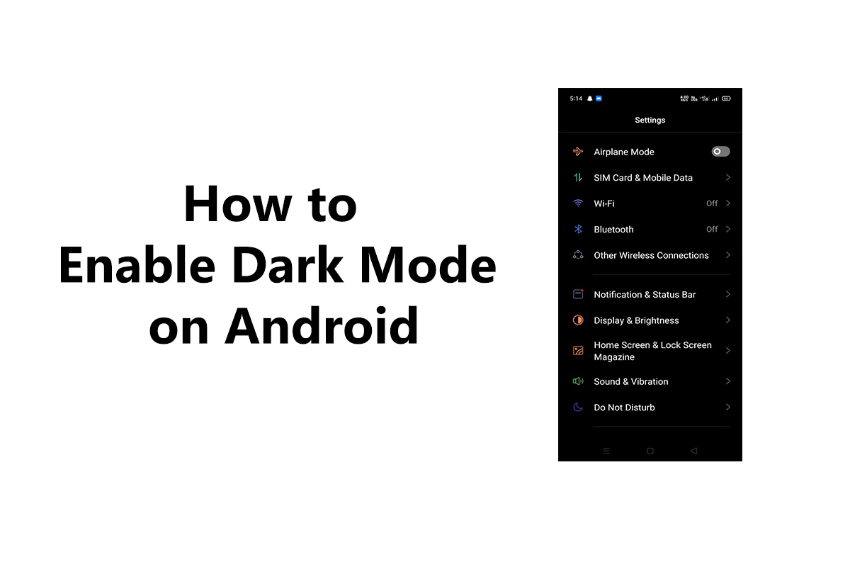 How To Enable Dark Mode on Android