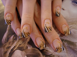 nail fall nails french manicure designs colorful manicures colored gold acrylic autumn polish styles step becomegorgeous glitter glittery colors tips
