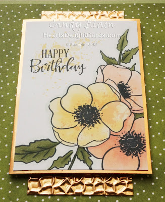 Heart's Delight Cards, Painted Poppies, Birthday Card, 2020 Jan-June Mini Catalog, Stampin' Up!