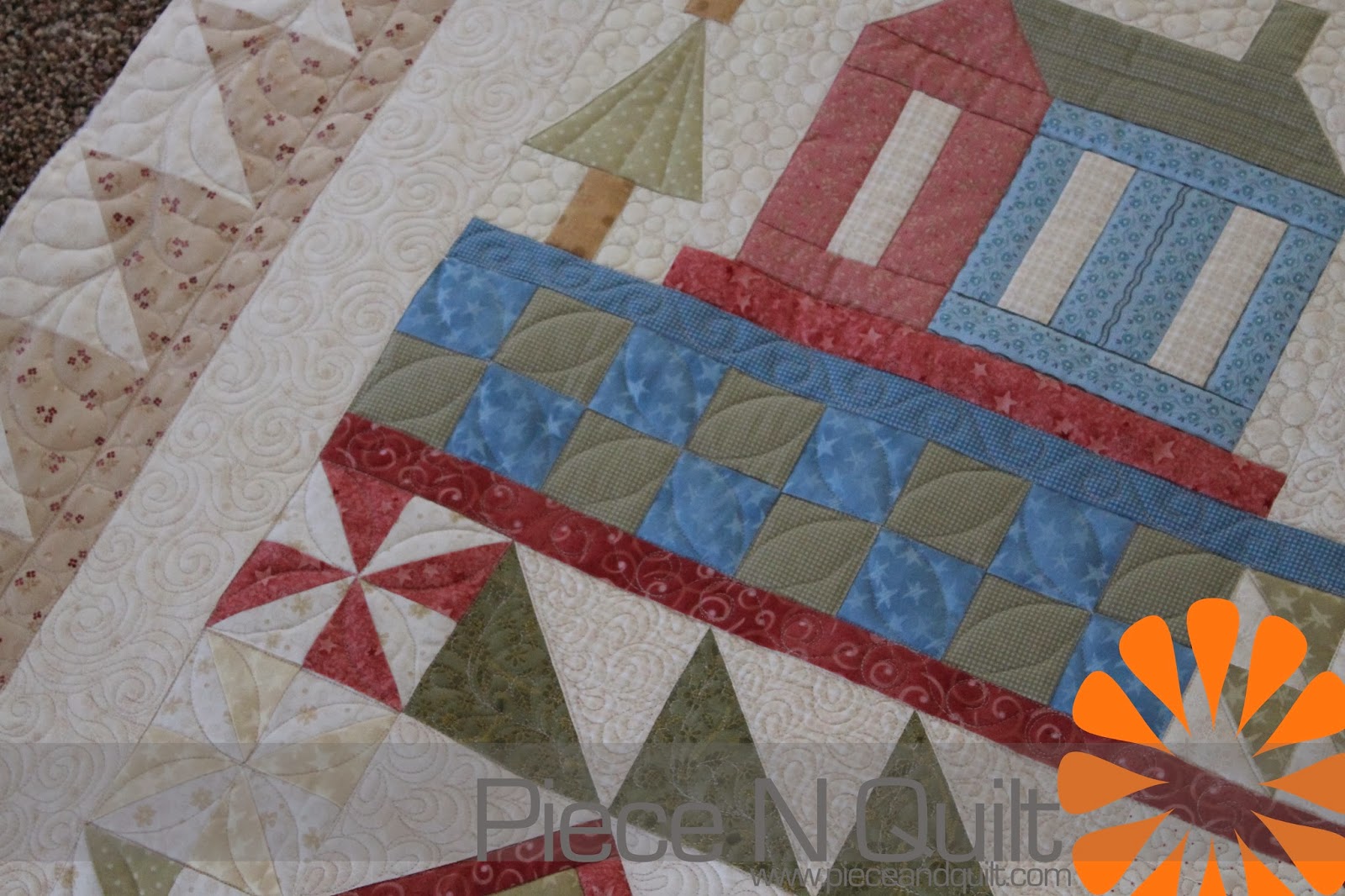 Piece N Quilt America the Beautiful a block of the month quilt