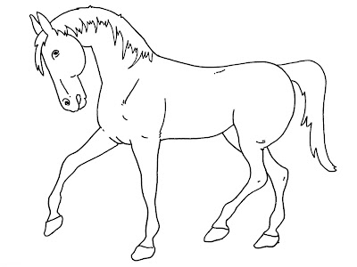 Desenhos de cavalo para colorir