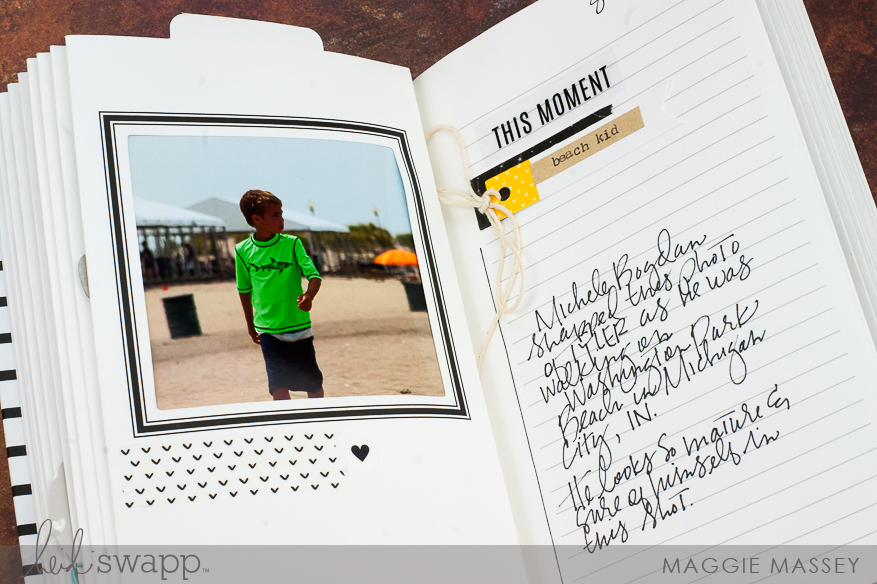 Memory Keeping in Real Time - Photo Journal | Maggie Massey for Heidi Swapp