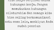 Kata Sambutan Perpisahan Rekan Kerja Pensiun