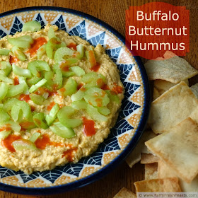 Buffalo Butternut Hummus | Farm Fresh Feasts