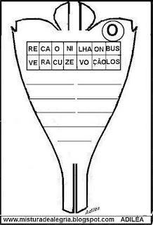 Atividades de alfabetização,formar palavras com as sílabas