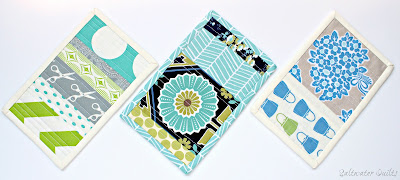 Quilted Mug Rugs | © Saltwater Quilts 2012